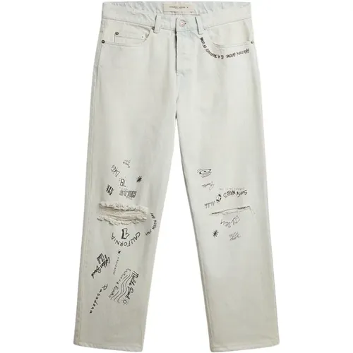 Denim Jeans with Style , male, Sizes: W31 - Golden Goose - Modalova