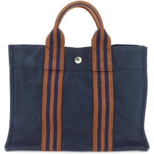 Pre-owned Stoff totes - Hermès Vintage - Modalova