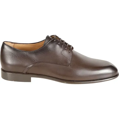 Laced Shoes , male, Sizes: 7 UK, 5 1/2 UK, 8 1/2 UK, 6 1/2 UK, 9 UK - Salvatore Ferragamo - Modalova