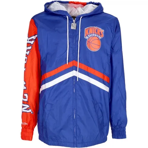 NBA Undeniable Windbreaker Hardwood Classics , male, Sizes: XL, L, S - Mitchell & Ness - Modalova