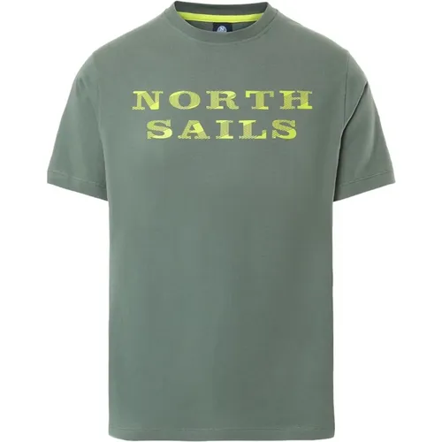 Short Sleeve T-Shirt , male, Sizes: L - North Sails - Modalova