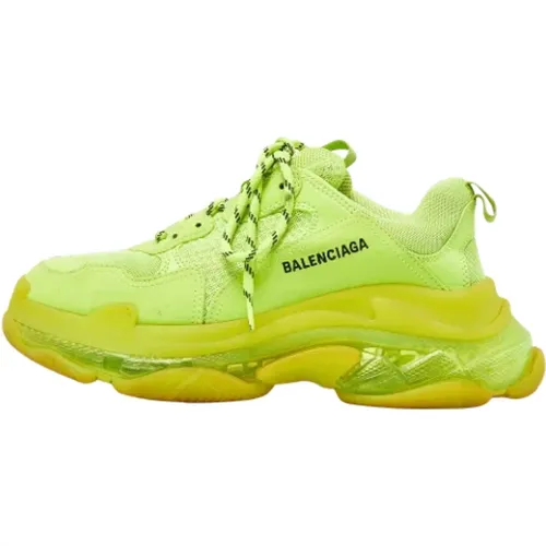 Pre-owned Mesh sneakers , male, Sizes: 8 UK - Balenciaga Vintage - Modalova