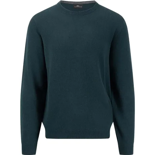 Kaschmir O-Neck Pullover , Herren, Größe: 2XL - FYNCH-HATTON - Modalova