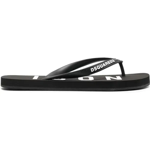 Stylish Flip Flops for Women , female, Sizes: 2 UK - Dsquared2 - Modalova