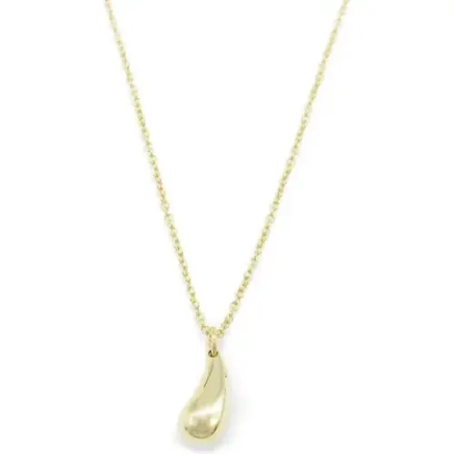 Pre-owned Gold necklaces , female, Sizes: ONE SIZE - Tiffany & Co. Pre-owned - Modalova