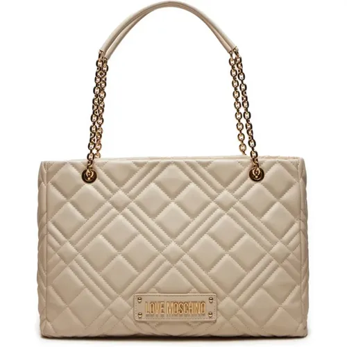 Ivory Bags for Fashion Lovers , female, Sizes: ONE SIZE - Love Moschino - Modalova