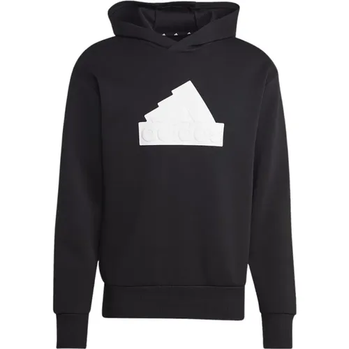 Ikonic Sport Hoody Schwarz , Herren, Größe: S - Adidas - Modalova