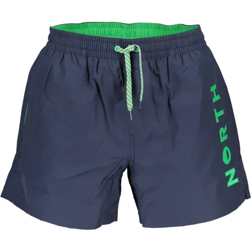 Men's Swim Boxer Shorts with Contrast Details , male, Sizes: S, M, XL - North Sails - Modalova