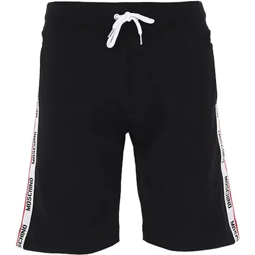 Stylische schwarze Bermuda-Shorts für Herren - Moschino - Modalova
