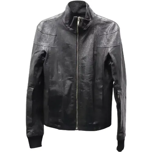 Pre-owned Leather outerwear , female, Sizes: S - Rick Owens Pre-owned - Modalova