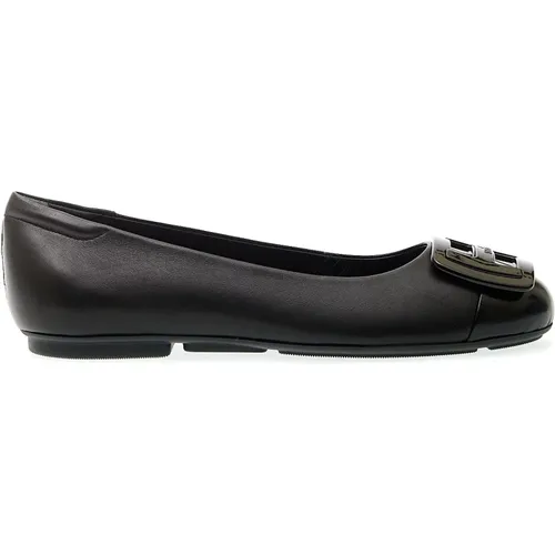 Leather Ballerina Shoes , female, Sizes: 5 UK, 3 UK, 4 1/2 UK, 5 1/2 UK, 3 1/2 UK - Hogan - Modalova