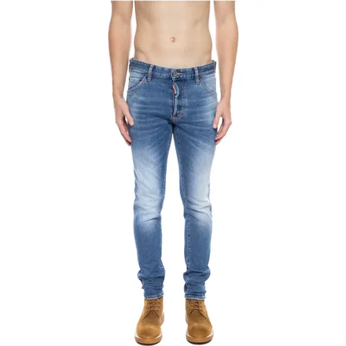 Distressed Skinny Jeans , male, Sizes: XL, M, L, 2XL - Dsquared2 - Modalova