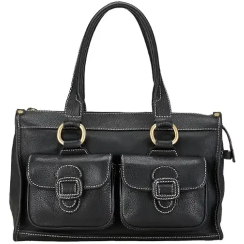 Pre-owned Leather celine-bags , female, Sizes: ONE SIZE - Celine Vintage - Modalova