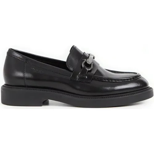 Schwarze Lederslipper für Damen , Damen, Größe: 38 EU - Vagabond Shoemakers - Modalova