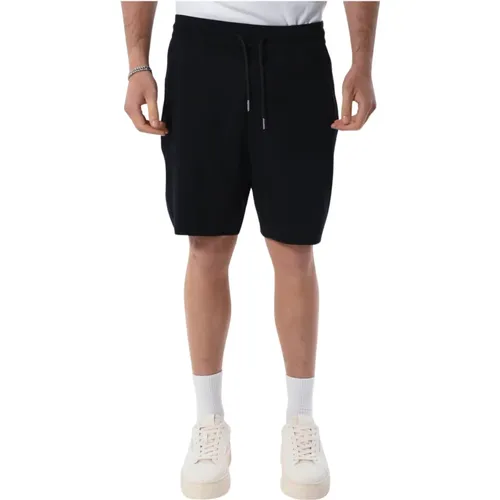 Cotton Bermuda Shorts with Logo Band , male, Sizes: XL, M, L - Armani Exchange - Modalova