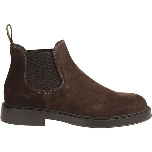 Beatles Leder Loafers Braun,Klassische Wildleder Chelsea Boots - Doucal's - Modalova