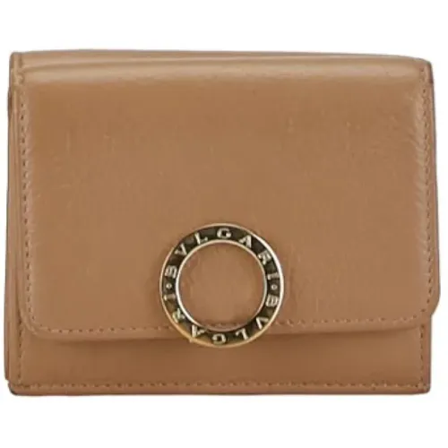 Pre-owned Leather wallets , female, Sizes: ONE SIZE - Bvlgari Vintage - Modalova