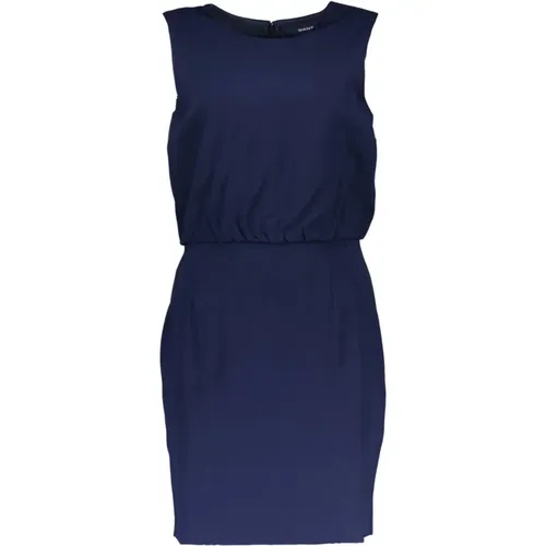 Navy Sheath Dress Ele Style , female, Sizes: L, 2XL, 3XL - Gant - Modalova