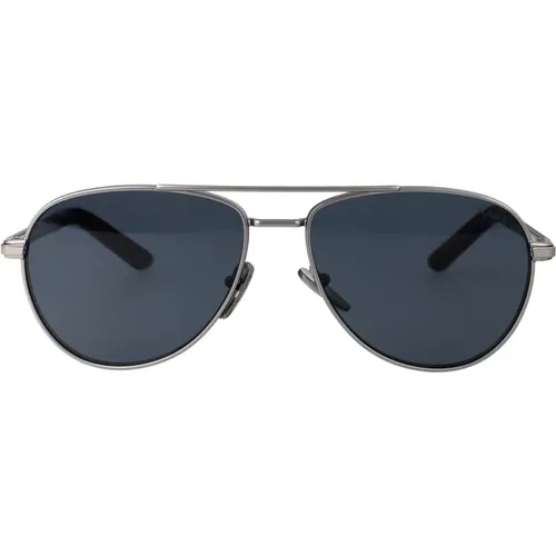 Stylish Sunglasses with Unique Design , male, Sizes: 60 MM - Prada - Modalova