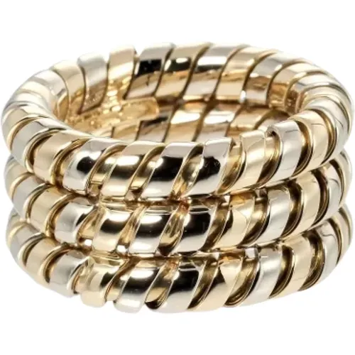 Pre-owned Gold rings , female, Sizes: ONE SIZE - Bvlgari Vintage - Modalova