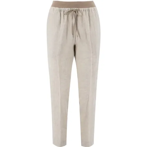 Women`s Clothing Trousers Light Dark Ss23 , female, Sizes: L - Le Tricot Perugia - Modalova