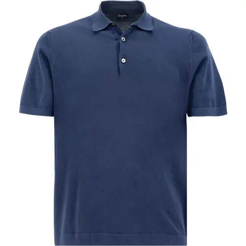 Cotton Polo Shirt for Men , male, Sizes: XL, L, 4XL, 3XL, 2XL - Drumohr - Modalova