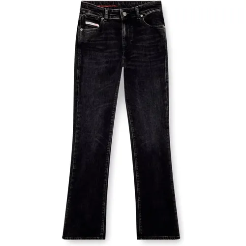 High-rise Bootcut gewaschene Denim-Jeans , Damen, Größe: W29 L32 - Diesel - Modalova