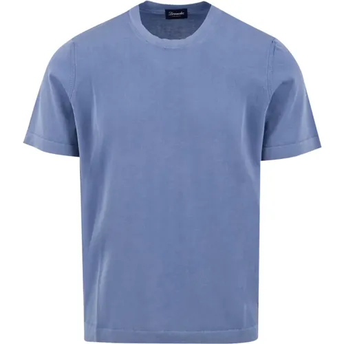 Hellblaues T-Shirt und Polo Drumohr - Drumohr - Modalova