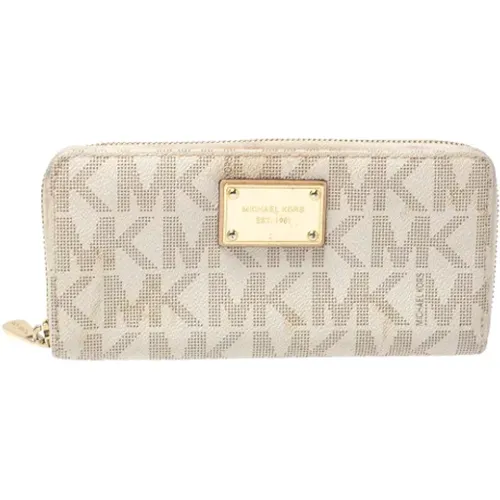 Pre-owned Coated canvas wallets , female, Sizes: ONE SIZE - Michael Kors Pre-owned - Modalova