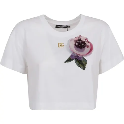 Weiße T-Shirt Kollektion - Dolce & Gabbana - Modalova