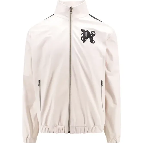 Leather Jacket Zip Closure , male, Sizes: M, L - Palm Angels - Modalova