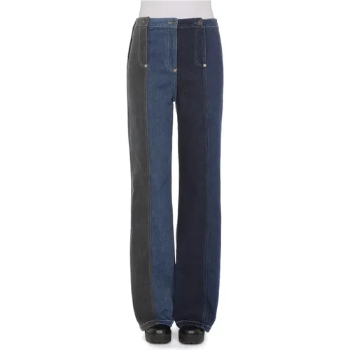 Classic Straight Jeans , female, Sizes: M, S - Moschino - Modalova