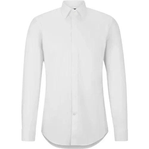 Cotton Shirt , male, Sizes: M, 2XL, XL, 3XL, 5XL, 4XL, S - Boss - Modalova