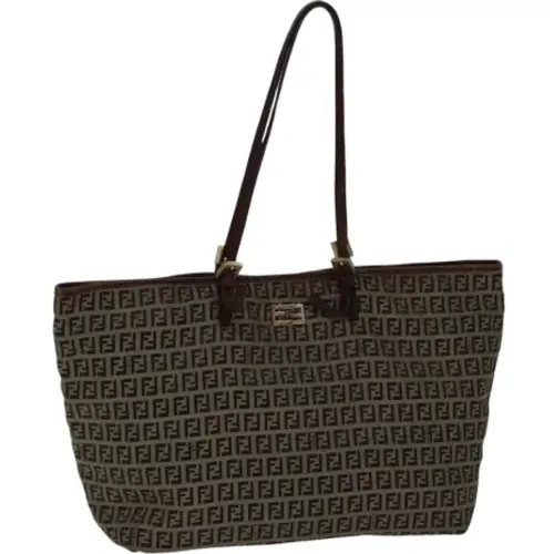 Pre-owned Canvas totes , Damen, Größe: ONE Size - Fendi Vintage - Modalova