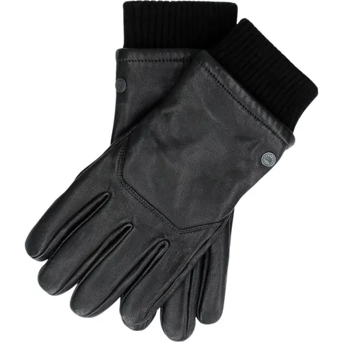 Schwarze Arbeits Handschuhe Warm Stilvoll , Herren, Größe: L - Canada Goose - Modalova