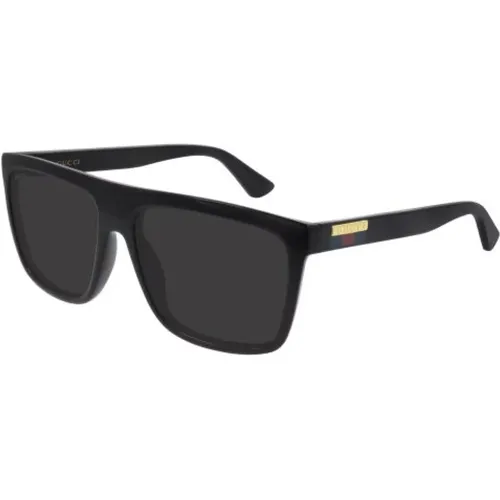 Schwarz Graue Sonnenbrille Gg0748S - Gucci - Modalova