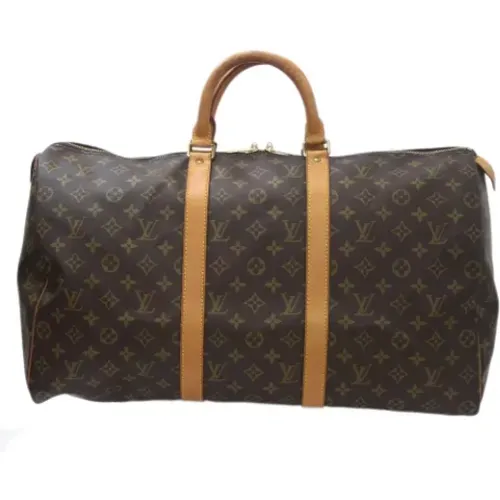 Pre-owned Canvas travel-bags , female, Sizes: ONE SIZE - Louis Vuitton Vintage - Modalova