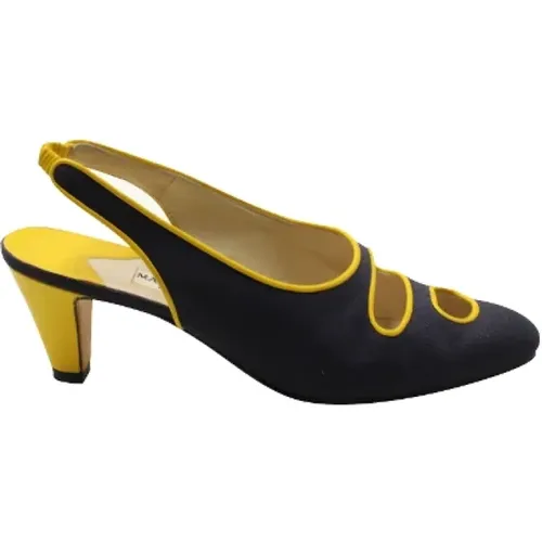 Pre-owned Cotton heels , unisex, Sizes: 4 1/2 UK - Manolo Blahnik Pre-owned - Modalova
