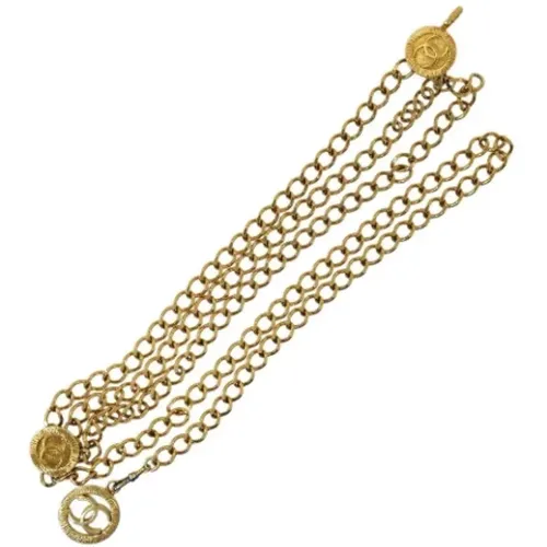 Goldenes Metall Chanel Gürtel - Chanel Vintage - Modalova