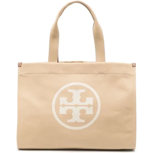 Tote Bag with Double T Motif , female, Sizes: ONE SIZE - TORY BURCH - Modalova
