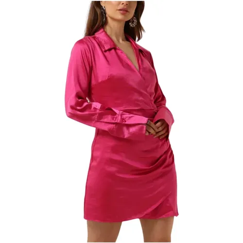 Runa Satin Mini Kleid , Damen, Größe: XS - Colourful Rebel - Modalova