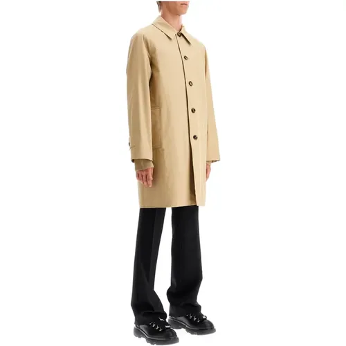 Reversible Gabardine Car Coat , male, Sizes: M - Burberry - Modalova