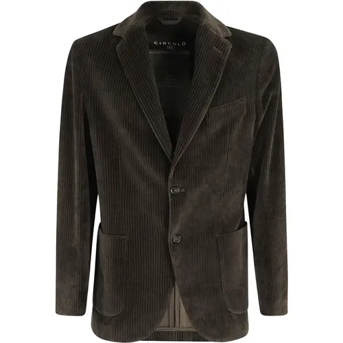 Stylish Corduroy Jacket , male, Sizes: 3XL, S, 2XL, M, XL - Circolo 1901 - Modalova