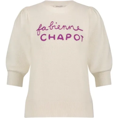 Logo Pullover Sweater , Damen, Größe: M - Fabienne Chapot - Modalova