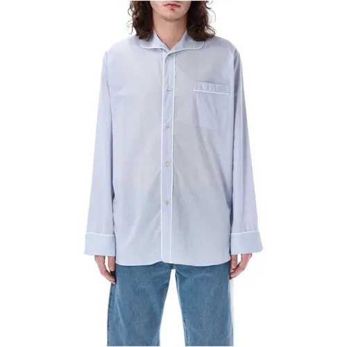 Mens Clothing Shirts Light Ss24 , male, Sizes: L, M - Wales Bonner - Modalova