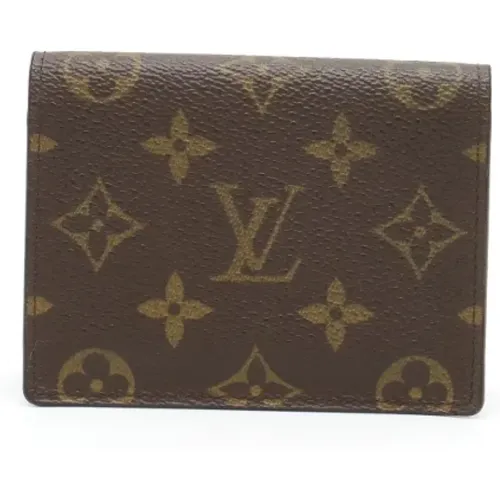 Pre-owned Canvas wallets , male, Sizes: ONE SIZE - Louis Vuitton Vintage - Modalova