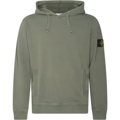 Musk Baumwoll Kapuzenpullover , Herren, Größe: 2XL - Stone Island - Modalova