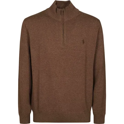 Half ZIP Sweater , Herren, Größe: L - Ralph Lauren - Modalova