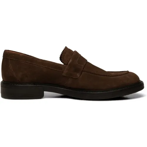 Stanley Wildleder Loafer - Dunkelbraun , Herren, Größe: 41 EU - Shoe the Bear - Modalova