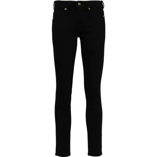 Schwarze Pantalone Jeans , Damen, Größe: W27 - Versace Jeans Couture - Modalova